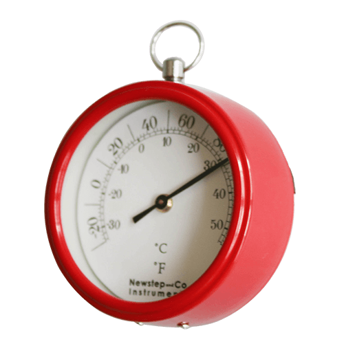 2.5inch Indoor and Outdoor Red Hanging Mini Humidity Meter and Thermometer HYP1019 2