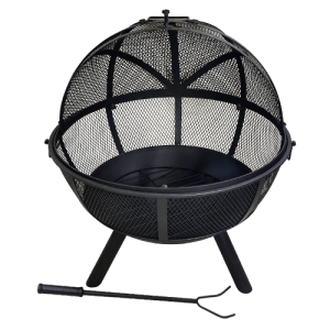 28'' Garden Brazier Ball of Fire Pit Barbecues Patio Wood Burners FP03 (3)