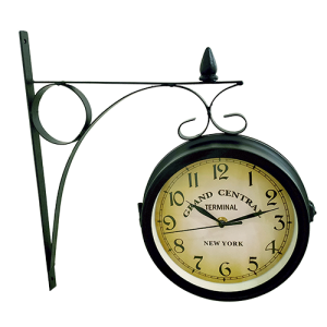 Antique Outdoor Wall Mounted Double Sided Garden Wall Clock HYW295