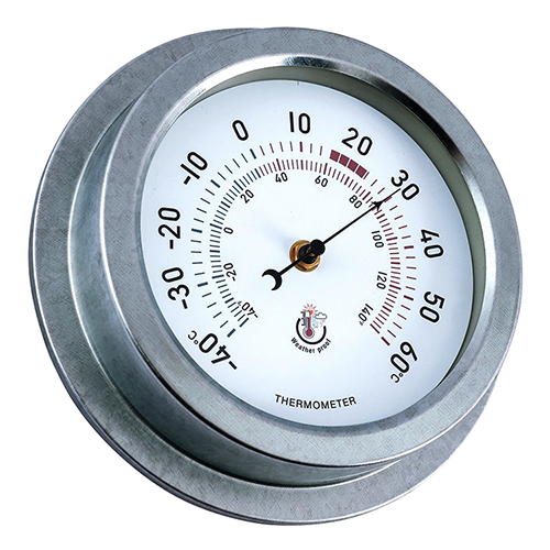 9 inch Galvanized Dial Thermometer