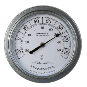 Galvanized Wall-mounted Thermometer