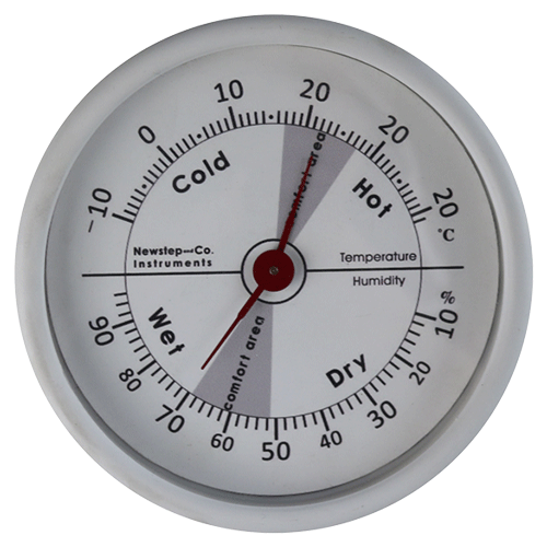 6 inch Plastic Humidity and Temperature Monitor