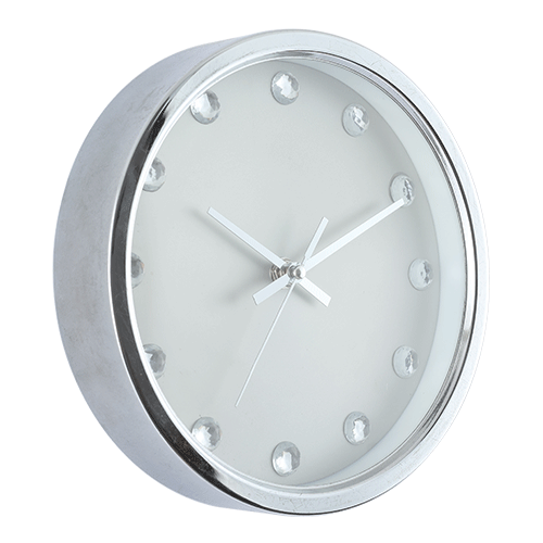 10 Inch Stainless Steel Wall Clock with Jewelry HYW070 (2)