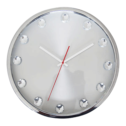 30cm Modern Style Stainless Steel Wall Clock HYW063