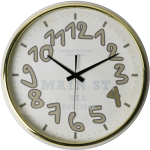 40cm Morden Golden Ring Bezel Cream Wall Clock HYW282CRG