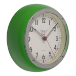 8.5 Inch Green Wall Clock with Silver Outer Ring HYW152 (8)
