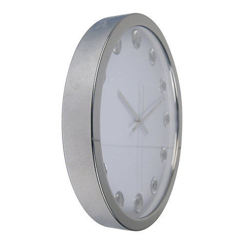 18Inch Big Size Chrome Official Station Clock HYW065 (2)